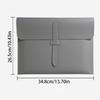 Waterproof Business Leather Document Bag Simple Data Contract Bill File Bag  Office School Supplies