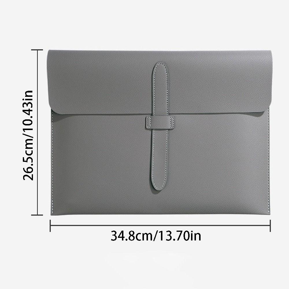 Waterproof Business Leather Document Bag Simple Data Contract Bill File Bag  Office School Supplies