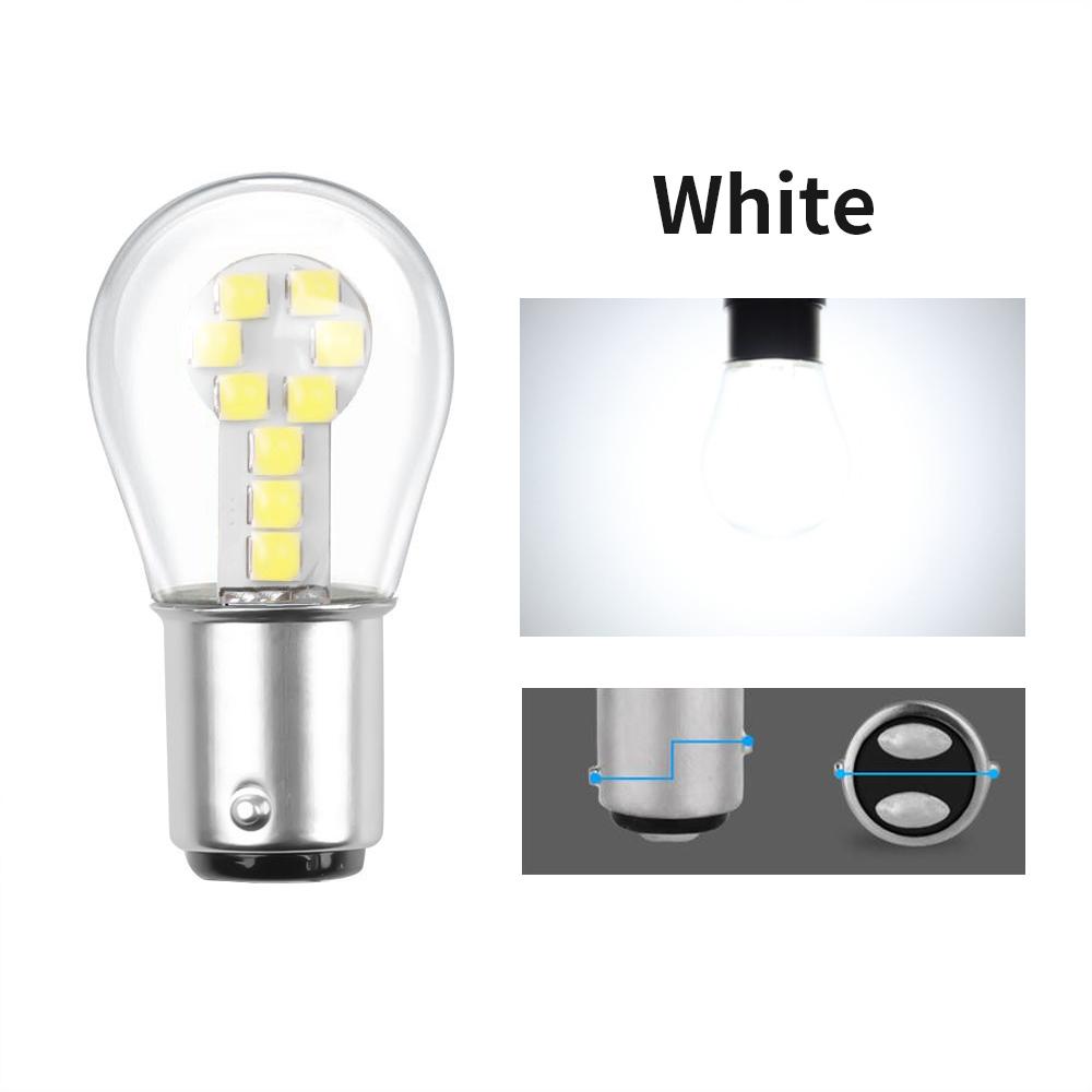 Красный Янтарный Белый 1156 BA15S P21W LED 1157 BAY15D P21/5W Светодиодная лампа R5W R10W Автомобильный указатель поворота S25 Лампы автоматического стоп-сигнала 12 В