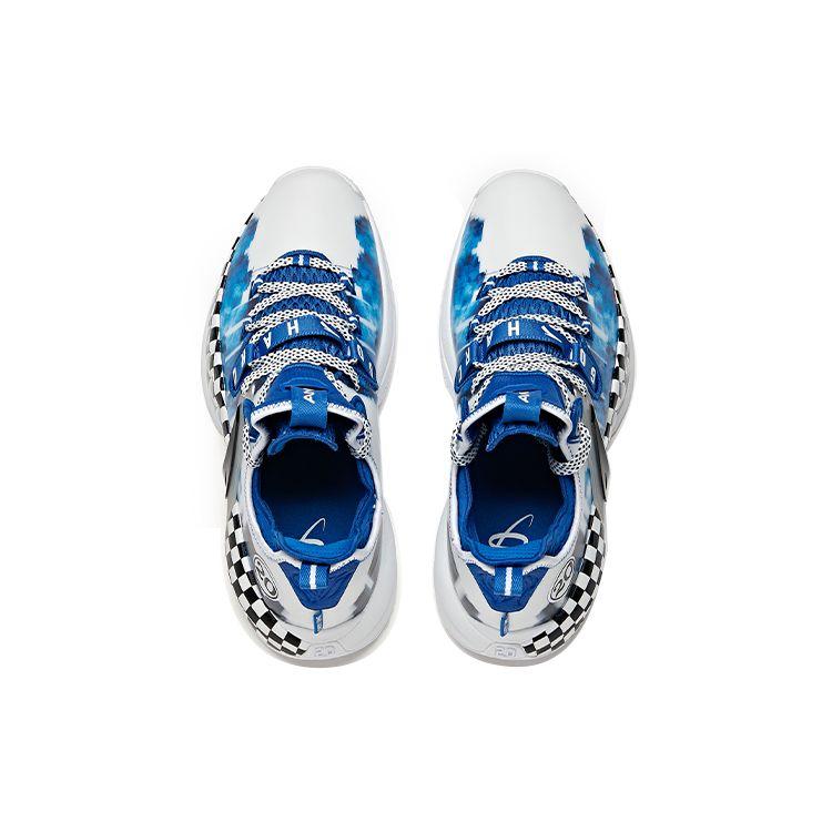 Anta Баскетбольные кроссовки GH2 Hayward Racing Performance с амортизацией, нескользящие, износостойкие, с поддержкой, средней высоты, мужские баскетбольные кроссовки 112111103-9(S-BOX)