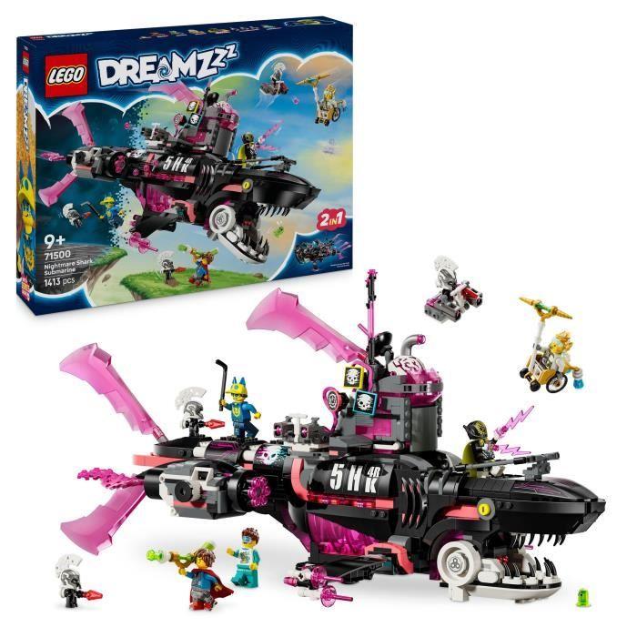 LEGO Dreamzzz 71500 Le Sous-Marin Requin Des Cauchemars - Jeu Créatif Pour Garçon 9 Ans