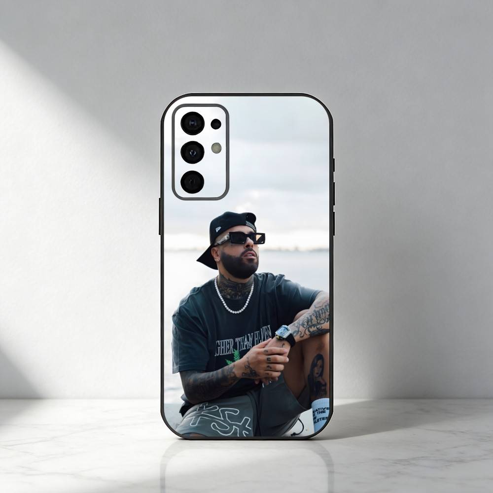 Чехол для телефона Travesuras Nicky Singer J-Jam для Samsung S25, S24, S21, S22, S23, S20, Ultra, S26, Plus, Fe, Note, 5G Черная крышка