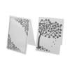 2pcs Embossing Folders Plastic Material Decorative Textures DIY Making Embossed Designs Templates