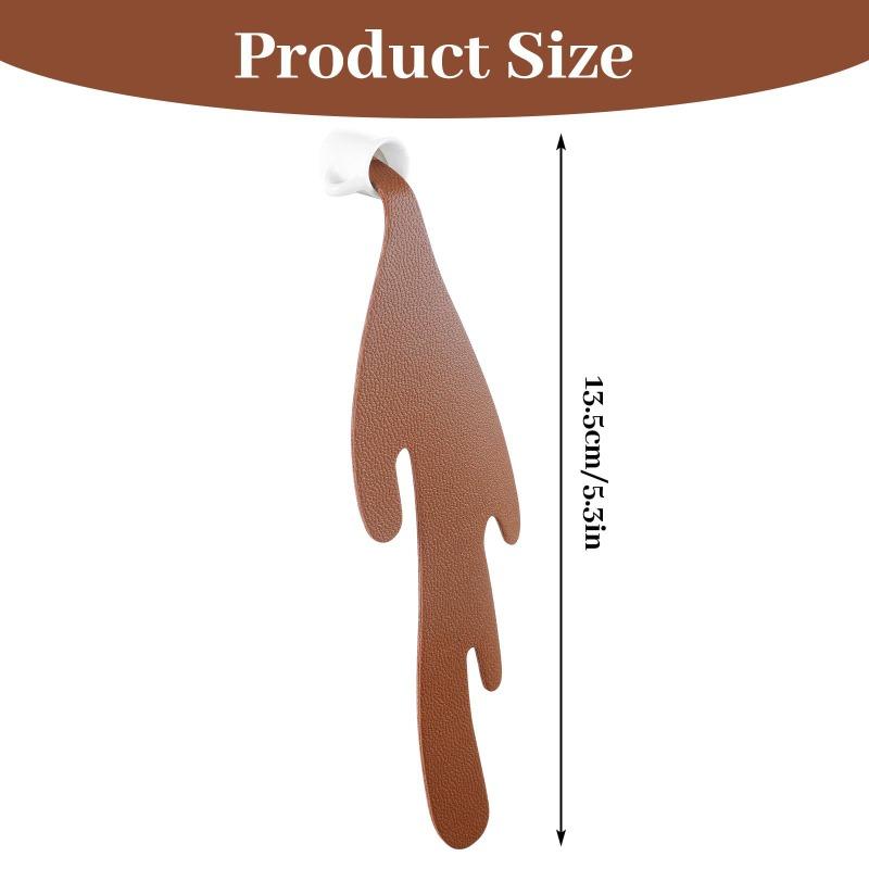 Закладка «Пролитый кофе» Креативная закладка в виде кофейной чашки Кожа ПУ Закладка «Пролитый кофе»