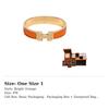 HERMES Clic H Enamel Bangles Women's H700001F-8AGM