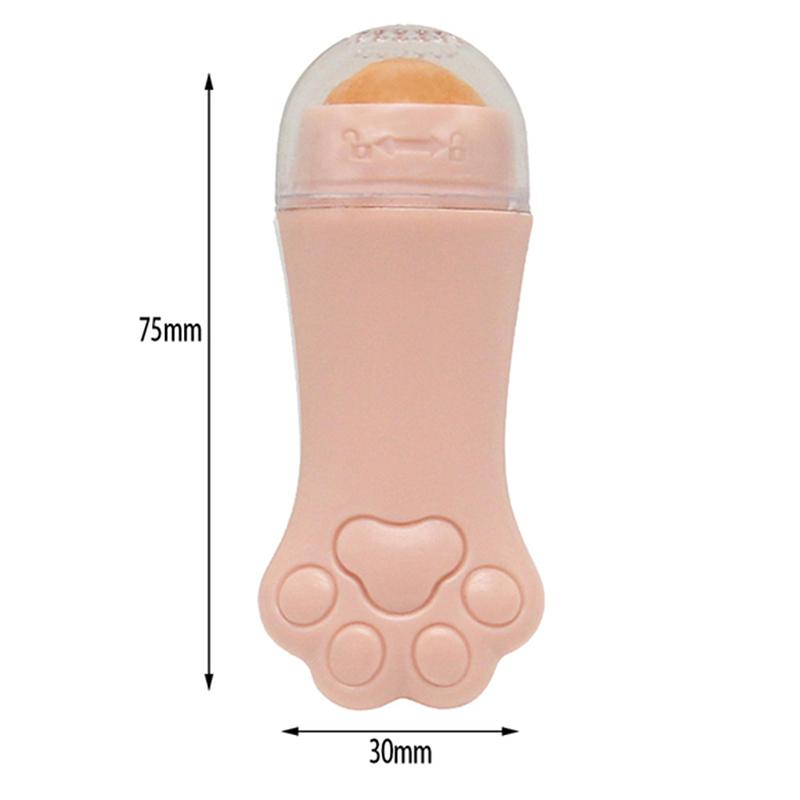 Вулканический камень с кошачьим когтем, впитывающий масло, ролик для удаления масла, палочка для контроля масла, уход за кожей