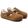 Birkenstock Лондонские тапочки из овчины Унисекс Тапочки Коричневые 1014963