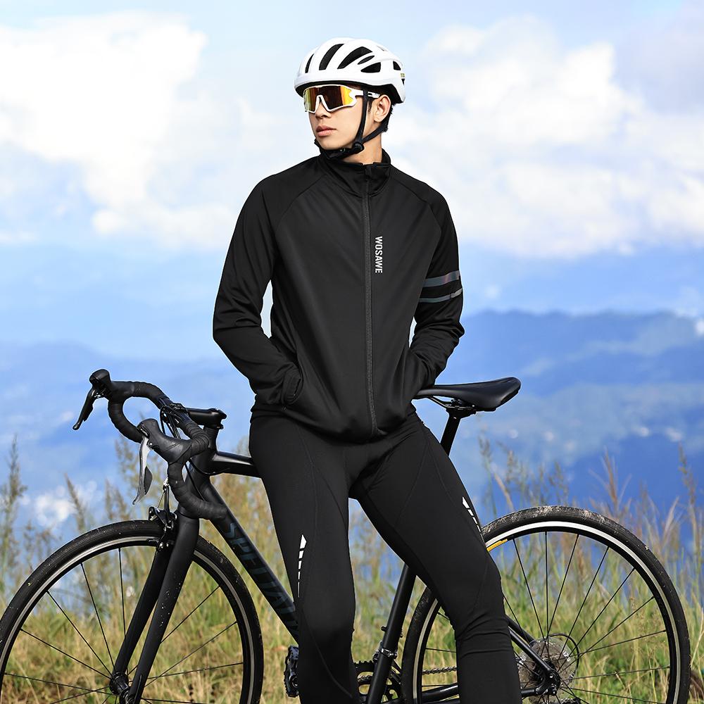 Wosawe Мужская спортивная одежда для верховой езды на открытом воздухе, ветрозащитный флисовый теплый жилет и куртка