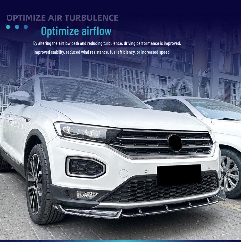 Volkswagen T-Roc Стандартная комплектация Передний спойлер-губа Угловые накладки