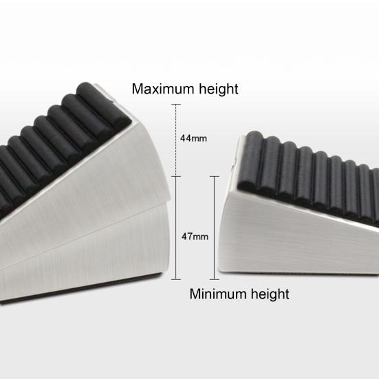 Подпружиненный большой дверной стопор Нескользящая конструкция Износостойкий противоударный прочный дверной стопорный клин