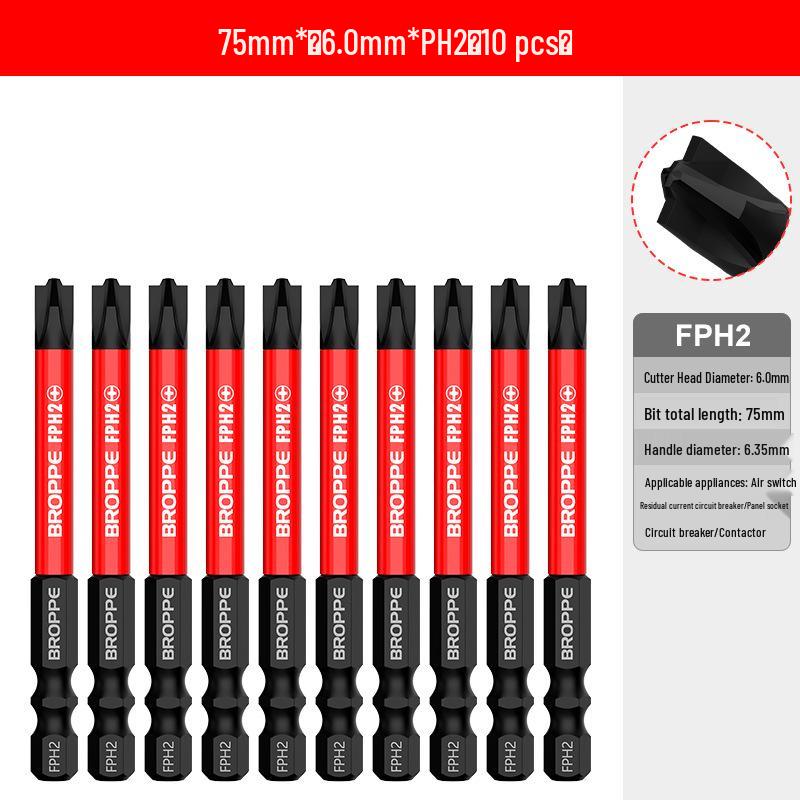 Улучшенная магнитная не скользящая электрическая насадка-отвертка для воздушных и панельных переключателей