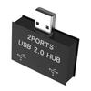 USB 2.0 A Male To Double USB Female Y Splitter Extension Hub для настольного ноутбука и автомобильного зарядного адаптера