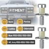 Door Lock Striker 38420 Compatible With Door Latch Bolts For 1971-1991 GMC Truck Door Bolt Pin Replace OEM 9601750 - Sold In Pairs