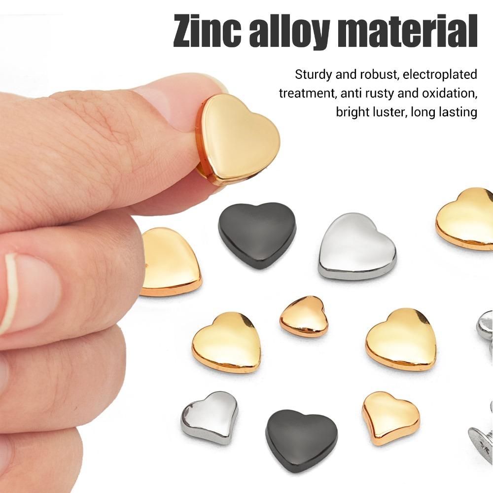 20pcs Crossing Screw Decorative Stud Rivets Metal Screwback Rivets For Shoes