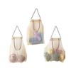 3Pcs Fruit Hanging Mesh Storage Bags for Potatoes Onions Vegetables Reusable Net Storage Tote Bags