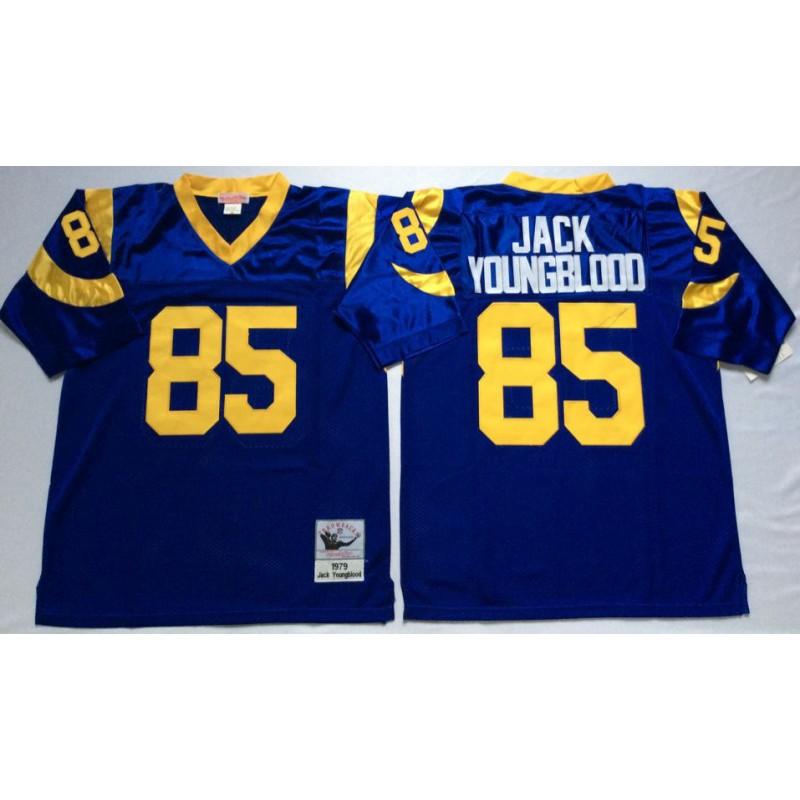 Los Angeles Rams NFL Retro Jersey Men Women Sportswear Football Uniform Fan Apparel Cotton Blend