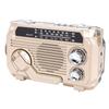 Солнечно-ручной радиоприемник с Bluetooth-динамиком, фонариком, AM/FM/SW, водонепроницаемый, портативный, аварийный радиоприемник для помещений