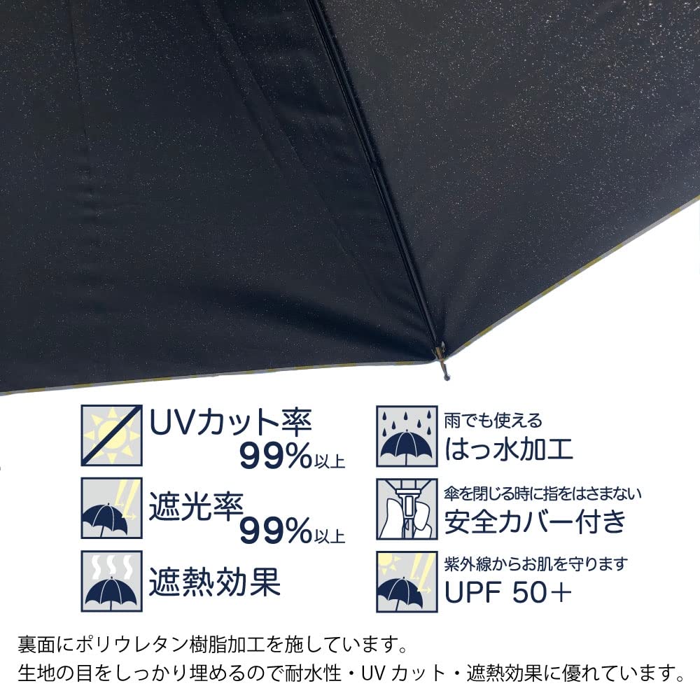 ogawa Зонт Sanrio My Melody для блокировки света, УФ-тепла, водяной цветок, 8 товаров 12959 для женщин, цена, 99,9% порез, экранирование, отталкивающий, фея, 50 см, спицы,