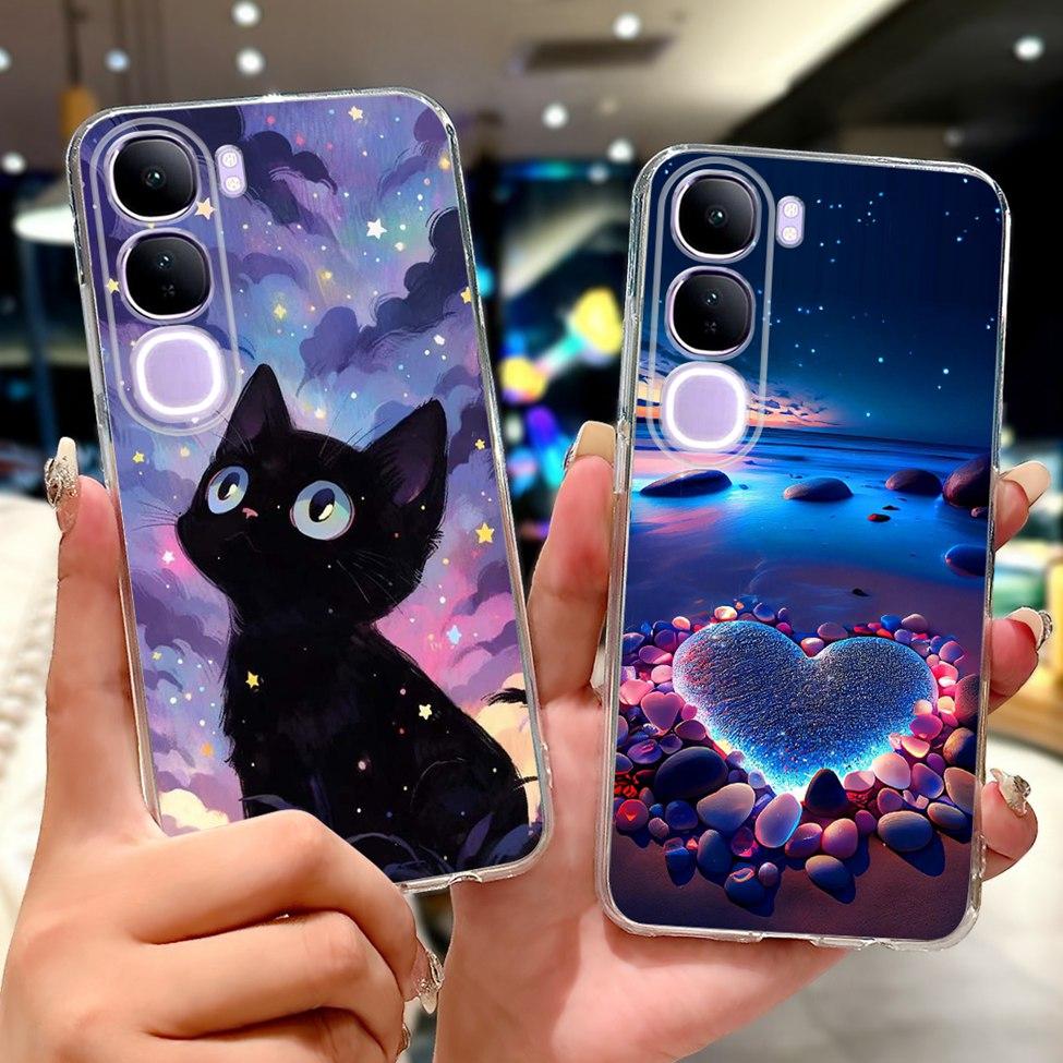 Clear For Vivo V40 Lite IDN Case 4G 5G Cute Cartoon Cool Luxury Funny Boys Girls Phone Case For vivo V40 Lite 5G IDN Back Cover