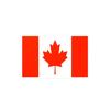 Наклейка - Канада - 4 см - ПВХ - 1000 штук - Клей на водной основе