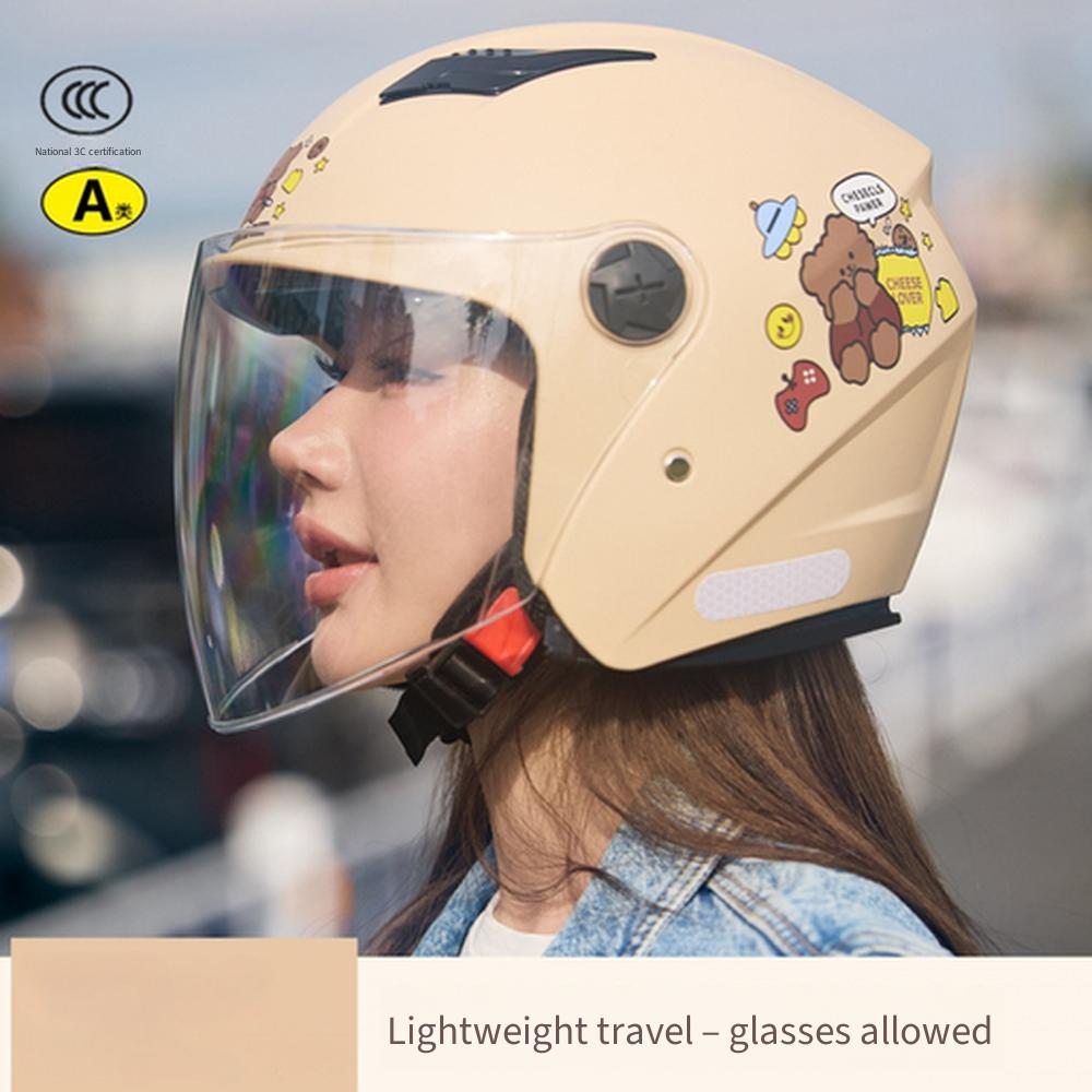 winter warm 3c certified four season electric scooter helmet unisex safety riding protective hat for men women daily commute