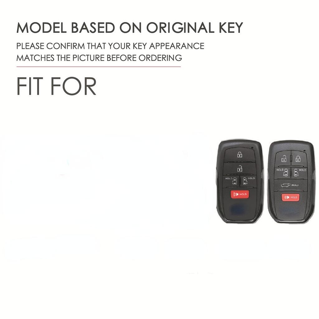 Leather Key Case Suitable for Toyota Senna Key Case Leather High-end Car Key Case