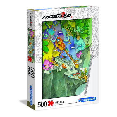 Пазл Clementoni Mordillo Cliff Edge C35080, разные цвета, 500 деталей