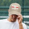 Бейсболка Камалы Харрис Политическая Папина Шляпа Регулируемая Американская Патриотическая Шляпа Шляпа для Выборов Президента для Активного Отдыха