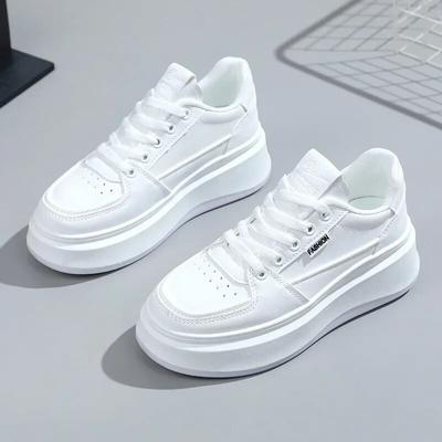 Женские кроссовки Zapatillas Mujer, белая новая модная повседневная спортивная обувь, женские дышащие кроссовки из сетки на шнуровке