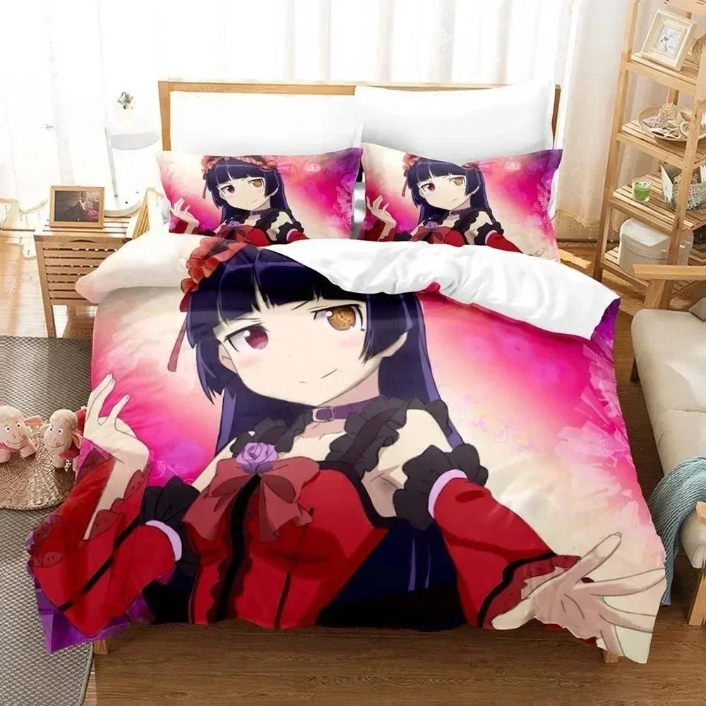 3D Аниме Кавайные Девушки Date A Live Iv Комплект Постельного Белья Односпальный Твин Полный Квин Кинг Размер Комплект Постельного Белья Взрослый Детский Спальня Комплекты Пододеяльников