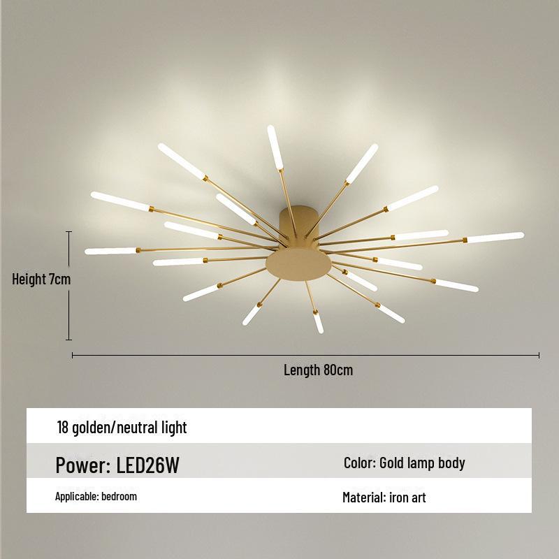 Светодиодный потолочный светильник Vortex Fireworks для гостиной, зала, ресторана и спальни