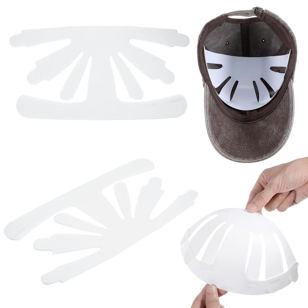 10Pcs White Hat Inner Support Protector Holder Cap Fitter Inserts Portable Hat Insert Caps Liners