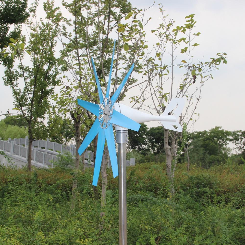 8000W Wind Turbines Generator With Charge Controller 12 / 24V Wind Generator Windmill Energy Turbines Wind Turbine Energy 3/5/8 Pcs