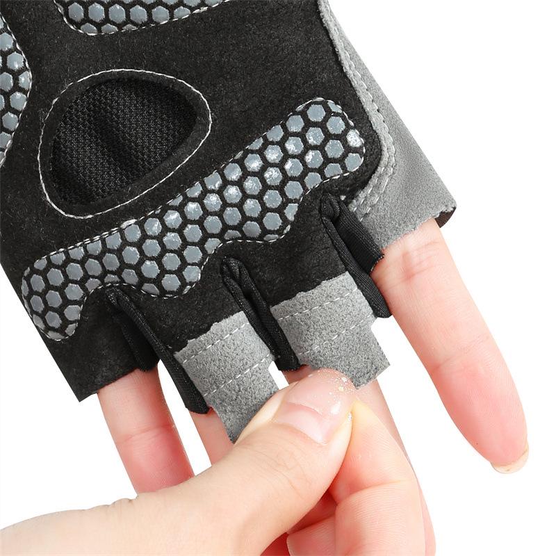 Breathable Non-Slip Half-Finger Cycling Gloves for Men & Women - Wear-Resistant, Sun Protection, Fitness & Outdoor Sports