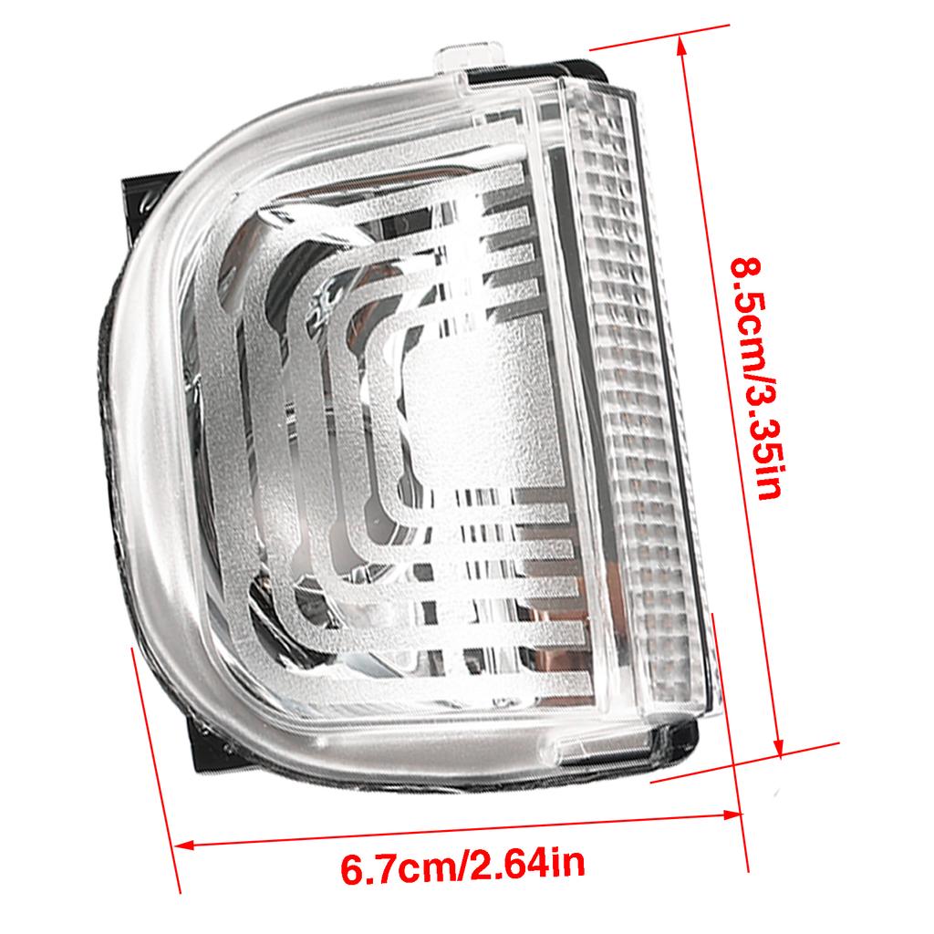 Накладка с указателем поворота для зеркала заднего вида для Mercedes Sprinter 1500 2500 3500 2018-2024 OEM 9109064700 A9109064600