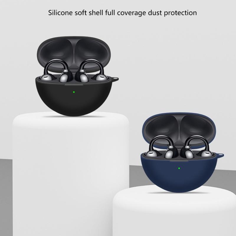 Защитный чехол-скин для зарядного кейса наушников FreeClip, пыле- и ударопрочный чехол из мягкого силикона