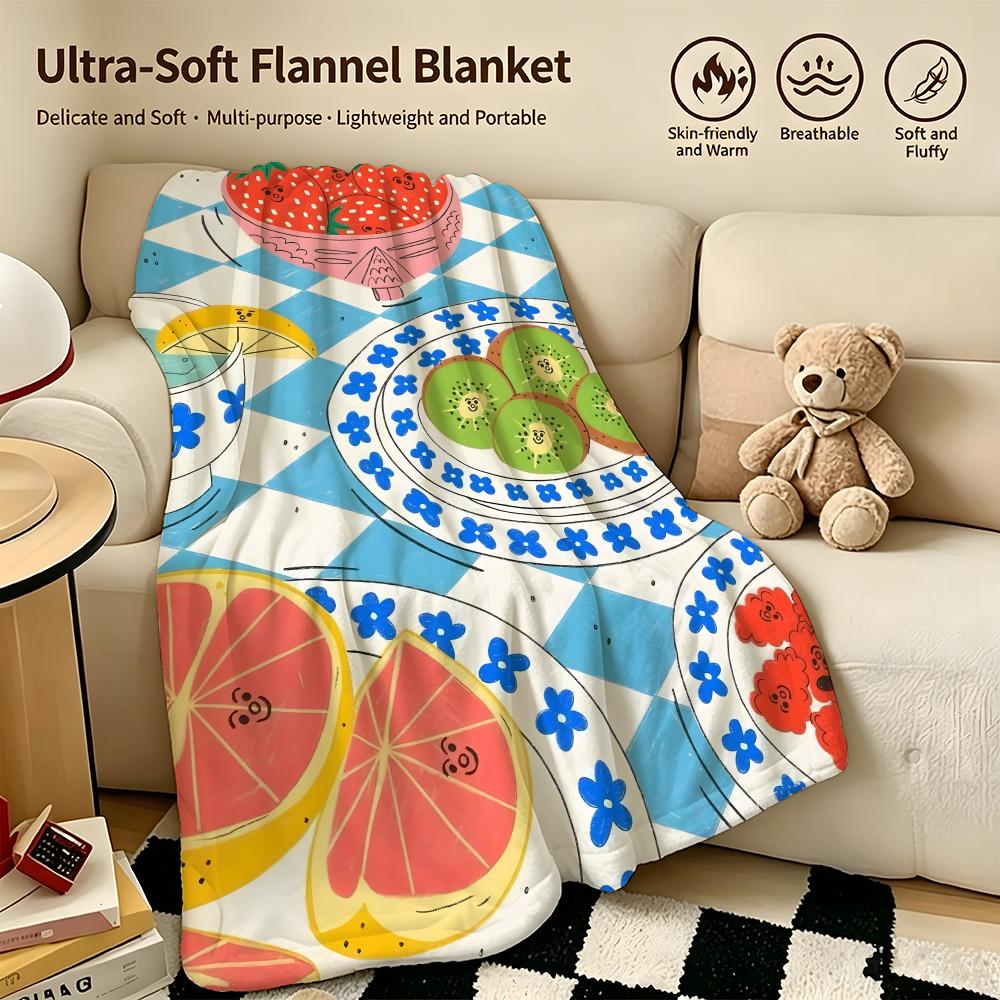 artist ttess smith robertss Throw Warm Soft Flannel Blanket Multiuse for Sofa Bed Camping Travel Nap