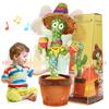 Игрушка кактус MIAODAM, Движущийся, Танцующий, Говорящий кактус, Подарок на день рождения, Танцующий кактус, День детей, Рождественский подарок, Украшение, Игрушка танцующий кактус,