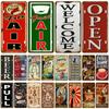 Vintage Metal Sign Brand Cafe Drink Coffee Beer Tin Sign Funny Poster Home Decor For Bar Pub Club Man Cave Wall Decoration Art