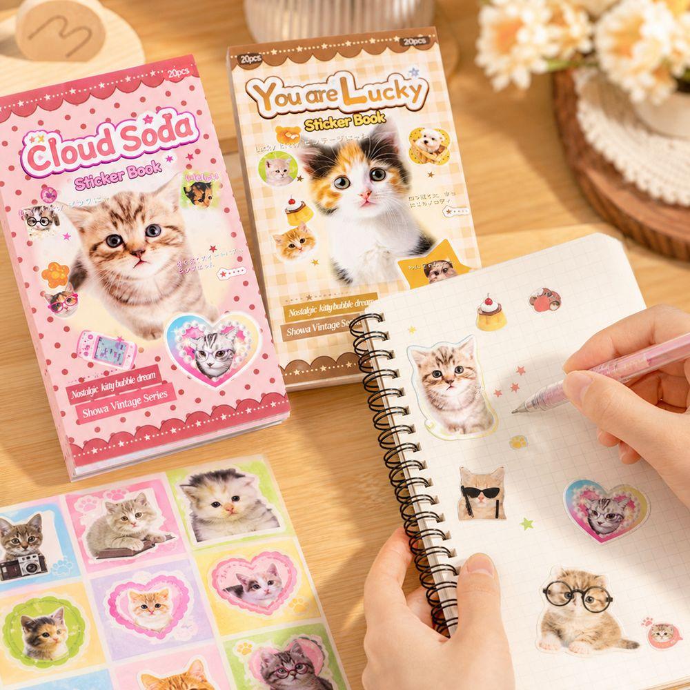 Tactile Film Sticker Sheets Matte Film Decorative Stickers Cute Die Cut Stickers Scrapbooking