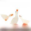 White Luminous Goose & Duck Fish Tank Ornaments - Micro Landscape Decoration
