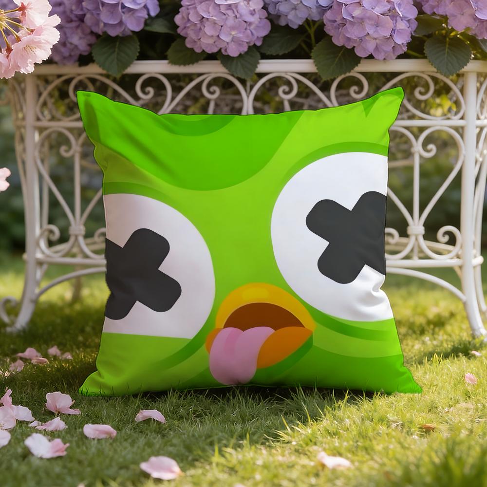 Чехол для подушки APP D-Duolingo для дома и автомобиля, двусторонний: Двусторонняя конструкция для максимального комфорта
