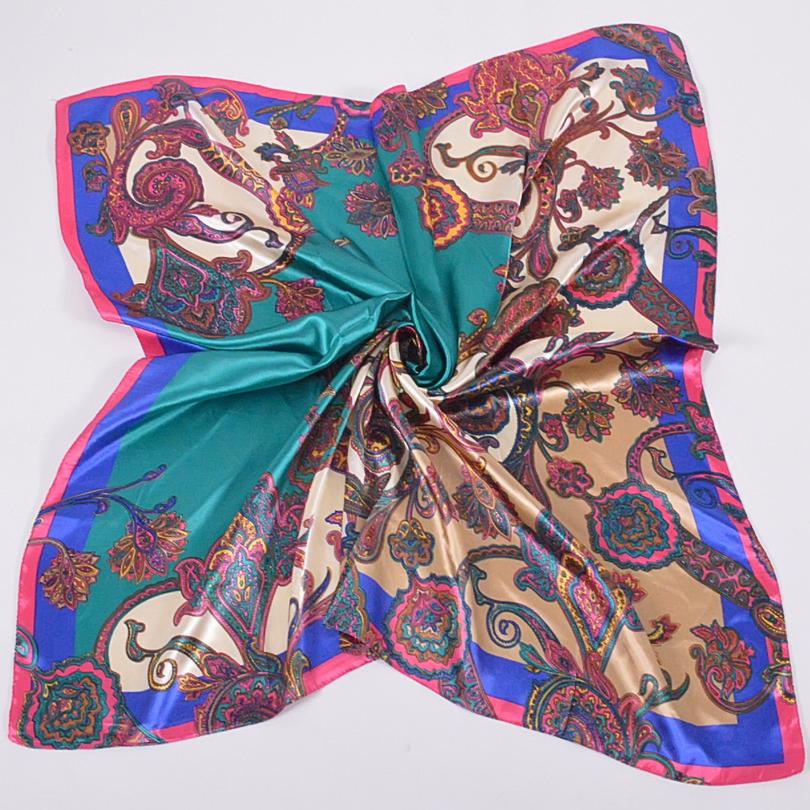 Новый стиль, квадратные платки с узором под змеиную кожу, накидки с принтом, женский розовый голубой шелковый шарф-шаль, унисекс, мусульманский шелковый шарф