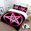 "Pentagram Pink Dcor Set" Soft Comfortable Duvet Cover Bedding Set Included 1*Duvet Cover & 2*Pillowcases gift