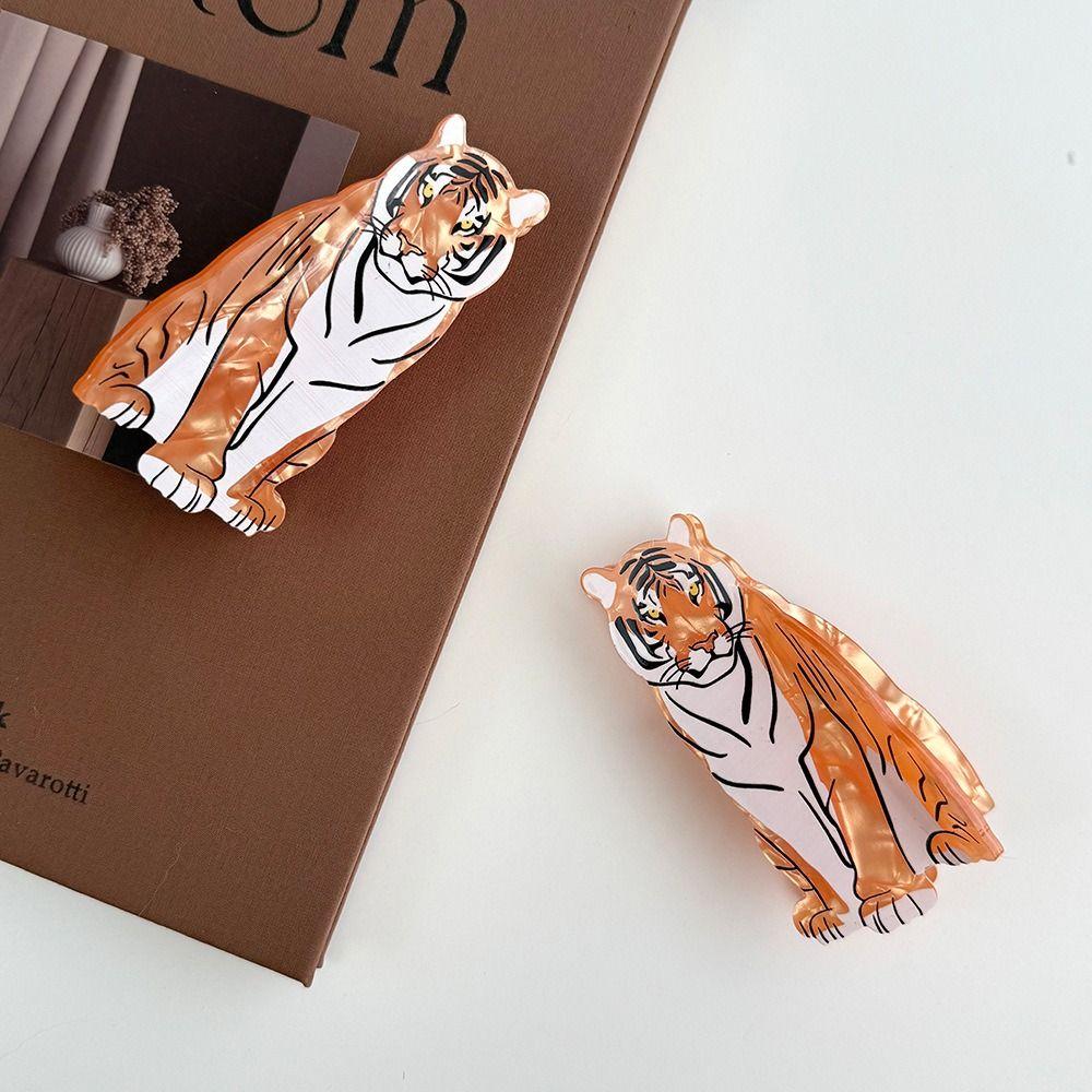 Hairpin Tiger Hair Claw PC Large Shark Clip Cute Animal Shaped Hair Clip Girls