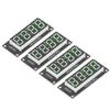 4 Sets 0.56in 4 Digit Digital Tube LED Display TM1637 7 Segments LED Display Board Multi-Color Options Includes 4 Pin Headers