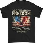 Америка 250-й День Рождения Флаг США 250 Лет Мы Народ 1776-2026 Унисекс Футболка