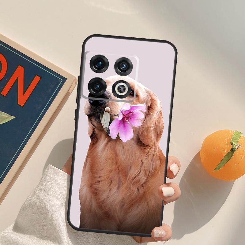 Golden Retriever Dog Case For OnePlus 11 10 9 8 Pro 8T 9R 10T 9RT Ace Nord 2 2T CE N10 N100 N20 N200 Back Cover