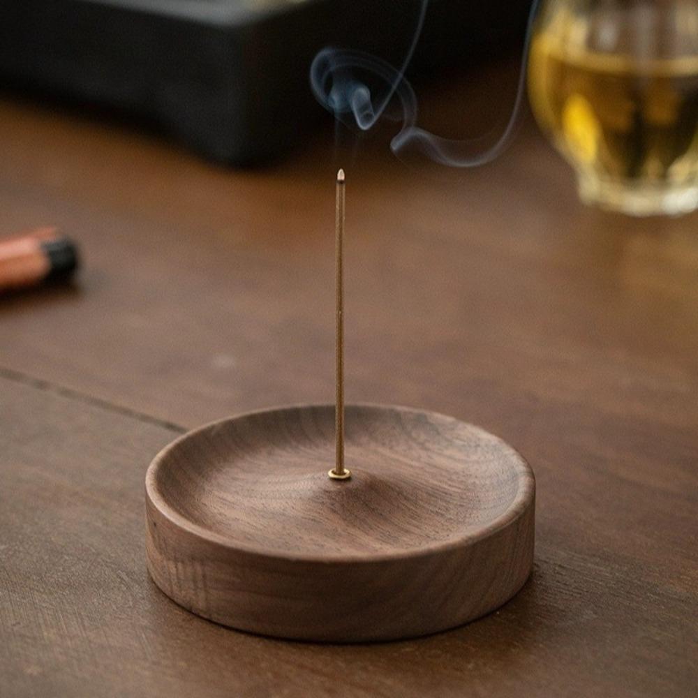 Classical Elegance Incense Censer Base Ancient Style Aroma Base Tray  Home Interior Decoration