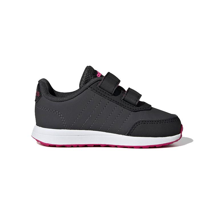 adidas Neo Switch 2.0 Дышащие Низкие Кроссовки для Малышей Черный Розово-Красный Для Младенцев и Малышей G25935